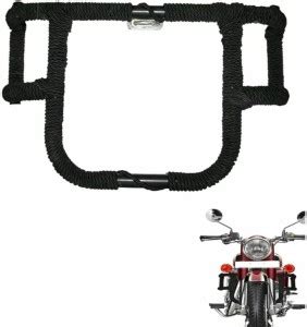 DOLSHACOB 2 Bend Leg Guard Front Bike Safety Crash Bar-Rod with Rope ...
