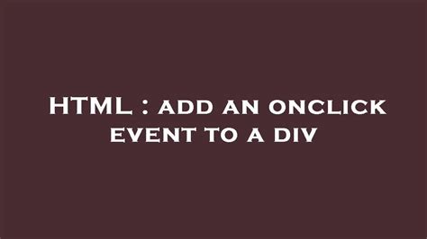Image result for Onclick HTML Tutorial