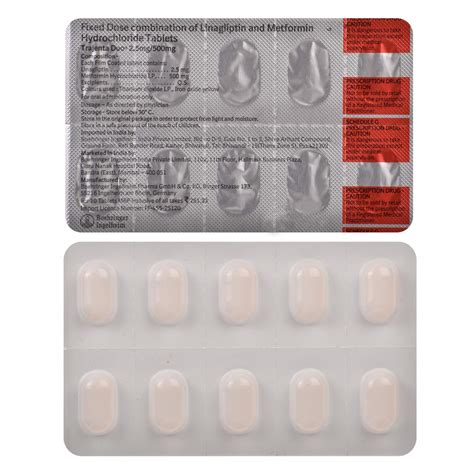 Trajenta Duo - Strip of 10 Tablets : Amazon.in: Fashion