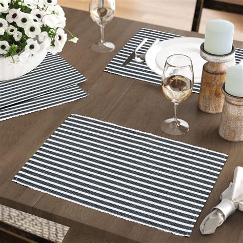 Cotton Table Mats | Stylish Dining Placemats | HOKIPO – HOKIPO | Har ...