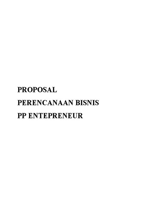 Bussiness Proposal Indonesia 的图像结果