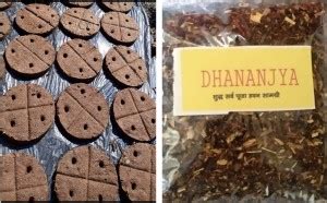 Dhananjya Pure havan samagri (250g.) + Pure Desi Cow Dung Cakes gobar ...