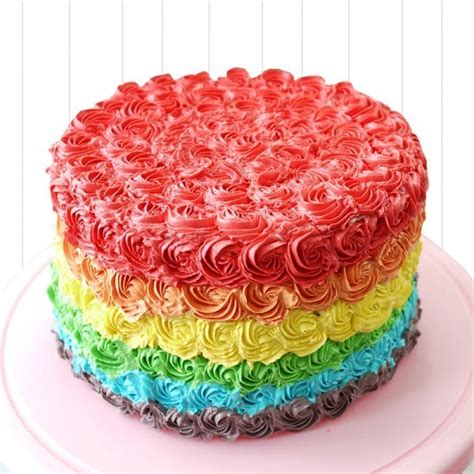 Rainbow Cake 1 Kg Online - Chocolaty.in