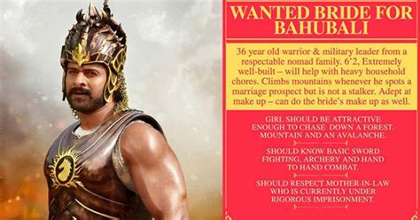 Rana Daggubati Posts Matrimonial Ad For Baahubali Actor Prabhas