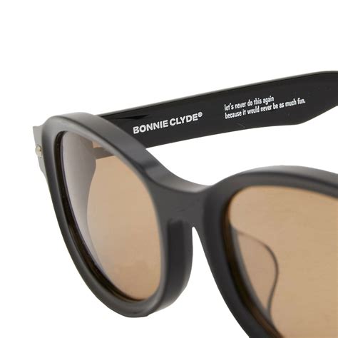Bonnie Clyde Roller Coaster Sunglasses in Black/Brown Bonnie Clyde
