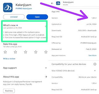 KALANJIYAM APP UPDATE NEW VERSION 1.20.4 - Agri Info