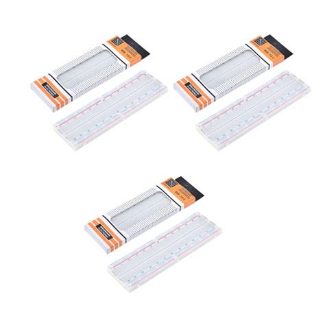 Buy 10Gtek# 3pcs Breadboard 830 Points Solderless breadboard for ...