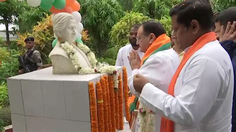 WB: JP Nadda visits novelist Sarat Chandra Chattopadhyay’s residence in ...