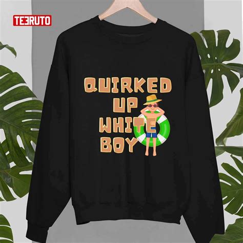 Quirked Up White Boy Art Unisex T-Shirt - Teeruto