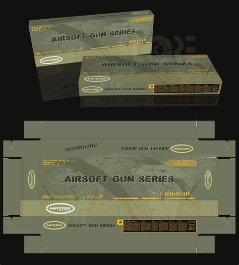 Airsoft Gun packaging design | Freelancer