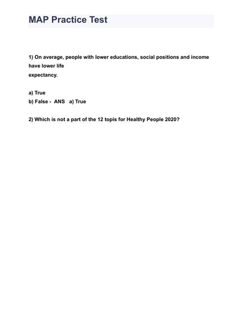 Image result for Map Test Questions