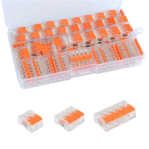 BUYGOO 75 Pack Lever Nuts, Lever Wire Connectors, Wire Lever Nut ...