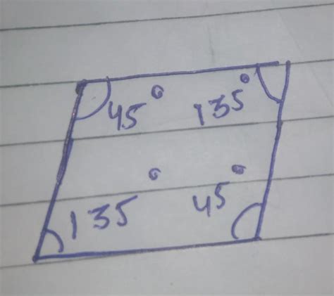Find the measure of all the four angles of a parallelogram whose ...
