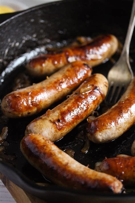 Learn how to cook brats on the stove with beer and onions. A simple ...
