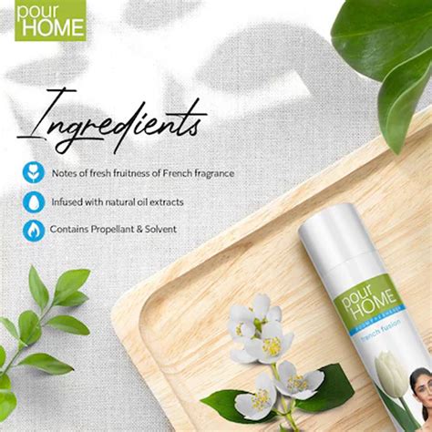 Buy POUR HOME French Fusion Room Air Freshener Spray, 220 ml | 19 ...
