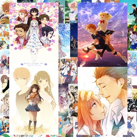 Buy Wall Collage Kit Anime,50 Pieces 4x6 inch,Fruits Basket,Haikyuu,The ...