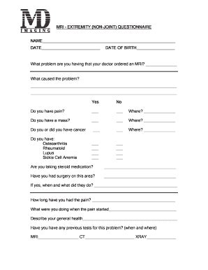 Fillable Online Index of /forms - MD Imaging Fax Email Print - pdfFiller