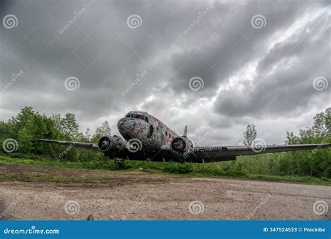 Abandoned Douglas C-47 Airplane Editorial Stock Photo - Image of dumped ...
