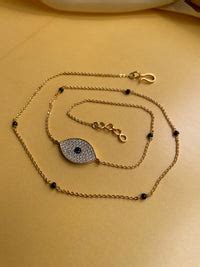 Thumbnail for Goodluck Evil Eye Gold Plated Mangalsutra ...