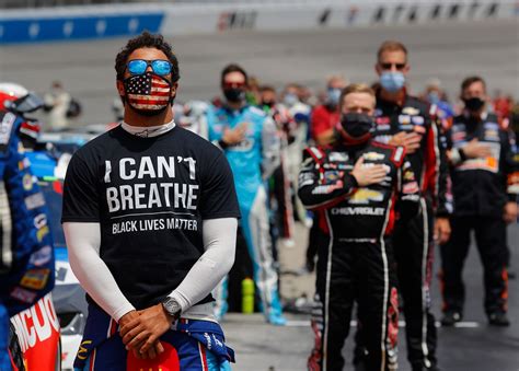 Bubba Wallace wants NASCAR to ban Confederate flags, will drive ‘Black ...