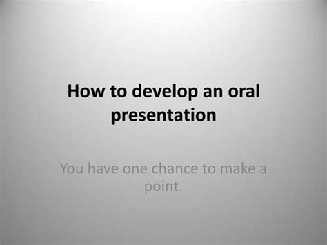 Oral Presentation Example 的图像结果