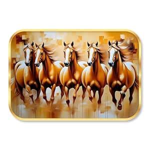 Livin'luxe paintings Running horses modern art Premium Sparkle ...