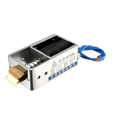 uxcell JF-S1670DL DC 24V 400mA 40N 10mm Pull Type Open Frame Linear ...