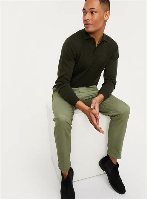 Buy Men Flat Knit Slim Fit Polo T-shirt Online at just Rs. 999.0 ...