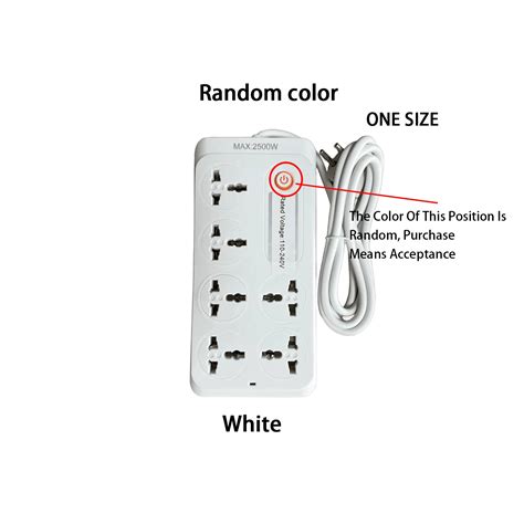 Regleta con enchufes inteligentes, regleta doméstica con múltiples ...