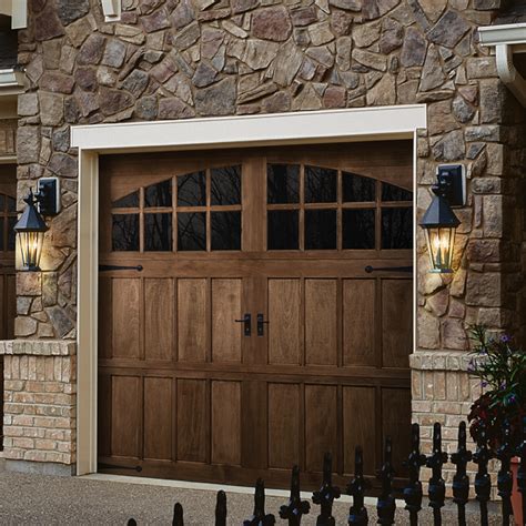 Natural Wood Garage Doors