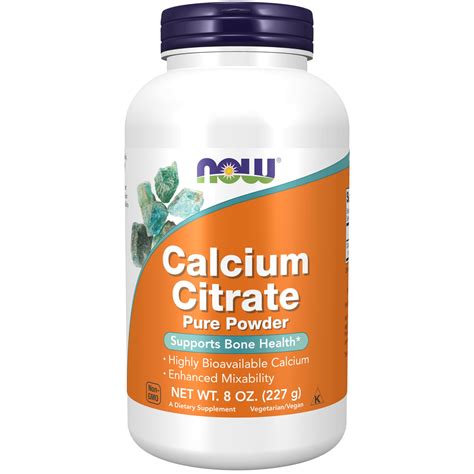 Now Foods Calcium Citrate, 8 Oz - Powder : Amazon.in: Health & Personal ...