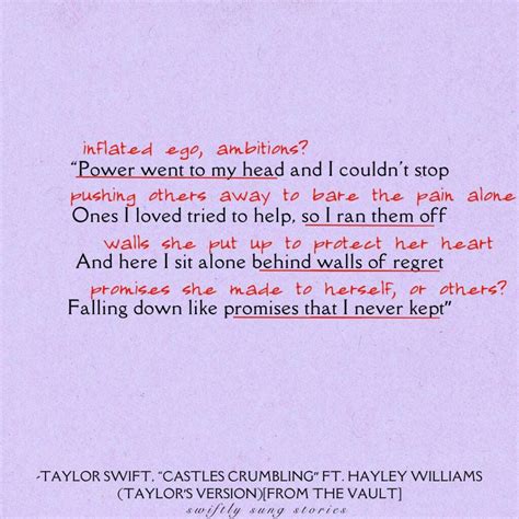 Happily Never After: Full Analysis of Taylor's "Castles Crumbling ...