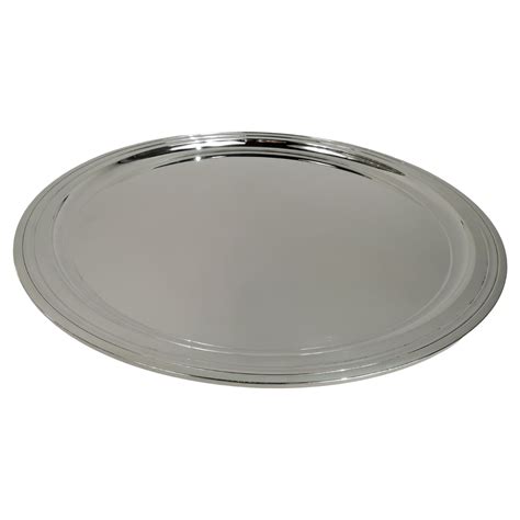 Tiffany Modern Sterling Silver Serving Tray For Sale at 1stDibs