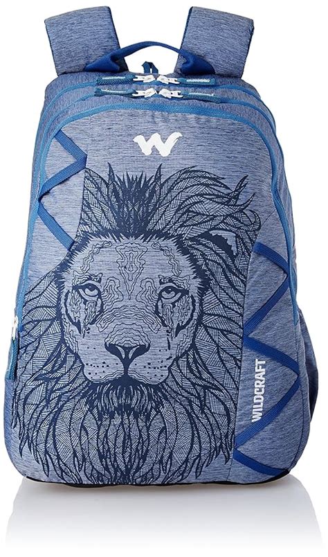 Wildcraft Polyester 35 Ltrs Blue and Mel School Backpack (WC 5 Dare ...