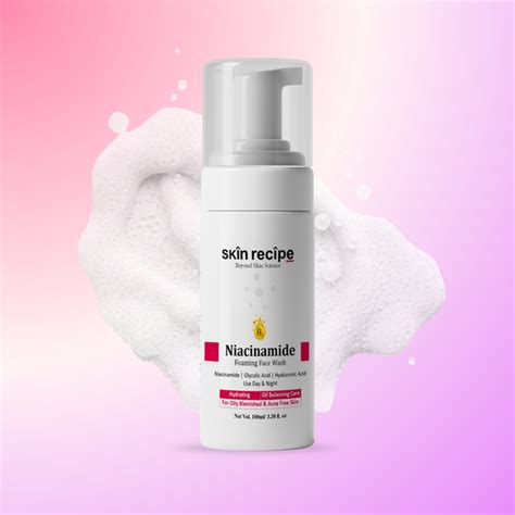 Niacinamide Foaming Face Wash. – Skin Recipe