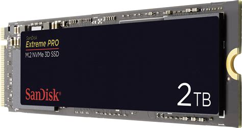 SanDisk Extreme PRO® 3D 2 TB NVMe/PCIe M.2 internal SSD M.2 NVMe PCIe 3 ...