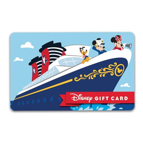 Captain Mickey Mouse and Friends Disney Gift Card Sail into the ...