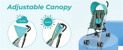 Polka Tots Compact Stroller for Newborn Foldable Pram for Babies EasyD ...