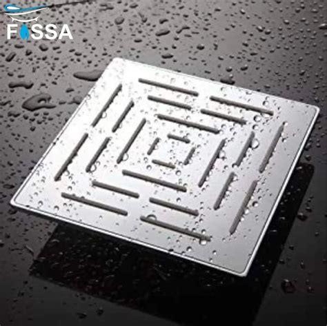 Fossa 4"x4" Stainless Steel Shower Head | Luxury Amaze Square (No Arm ...