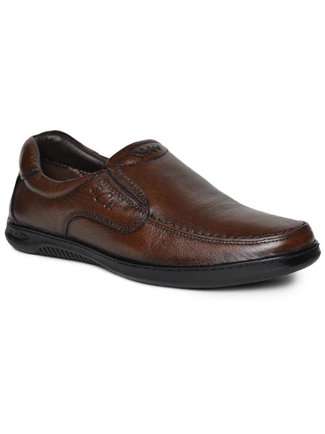 Buy Buckaroo Errol Genuine Leather Brown Casual Shoes for Mens: Size UK ...