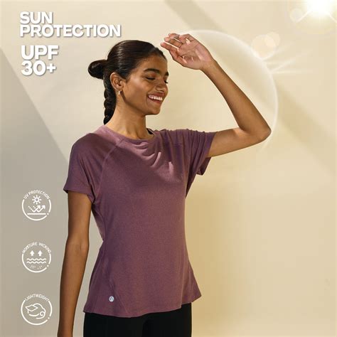Nykd All Day Sun Protect Tee-NYK296-Arctic dusk melange – Nykd by Nykaa