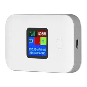 GOWENIC 4G LTE Router, 300Mbps Portable Travel Hotspot, Supports 10 ...