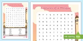 Mosque Word Mat