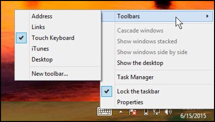 Image result for Add Keyboard to Taskbar