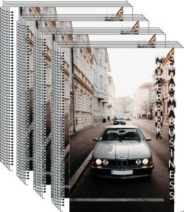 KRASHTIC Spiral Notebook 4 pack Spiral Notebook 70 GSM White Paper ...