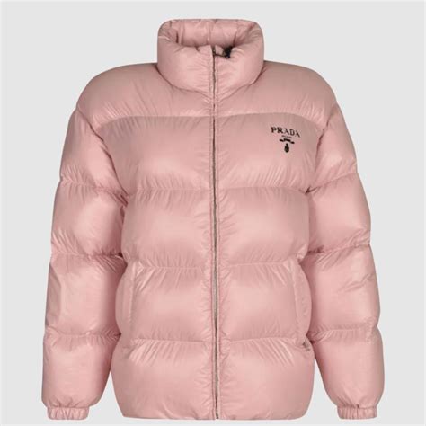 Prada Pink Puffer Jacket | Lyst