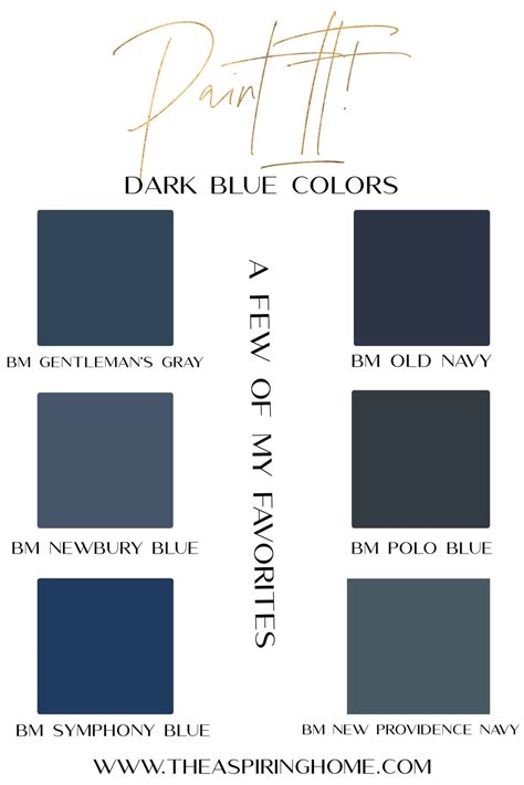Navy Blue Paint Colors