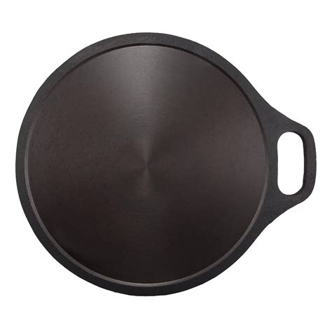 Buy TAZBI Smooth Cast Iron Dosa Tawa 12 Inch Dia for Roti/Paratha ...