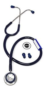 IS IndoSurgicals Dulcet Black Stethoscope for Doctors and Medical ...