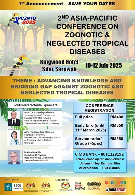 ASIA PACIFIC CONFERENCE ON ZOONOTIC AND NEGLECTED TROPICAL DISEASES ...